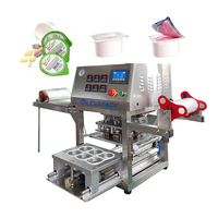 Machine de scellage automatique pour rouleaux de film en aluminium et boîtes en plastique, pour la conservation des aliments frais