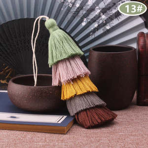 2025 Customized High Quality Silk <b>Tassel</b> <b>Fringe</b> Pendants Small Tiered Stacked Multiple Charm with Custom Purpose Size and Color - Product Image 5