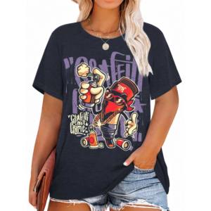 Venta al por mayor de gran tamaño 100 algodón de calidad de lujo 260G pesado camiseta personalizada impresa transpirable señoras camisas Tops camisetas para niñas - Product Image 1