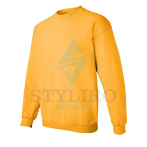 เสื้อสเวตเชิ้ตผู้ชายลายปักโลโก้ตามสั่ง ผ้าคอตตอน/โพลีเอสเตอร์ ย้อมสีแบบพิกเมนต์ คอกลม น้ำหนัก 360 กรัม ระบายอากาศได้ดี แห้งเร็ว ปักลายตามสั่ง - Product Image 1