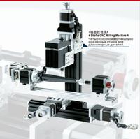 Ensemble élargi d'éléments CNC 5-en-1 pour mini machine cnc de construction
