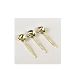 Cuillère en laiton de fabrication artisanale, design de poignée optimal, pour hôtel et maison, cuillère en métal de haute qualité, couverts, cuillère de qualité supérieure, produit fait main - Product Image 4