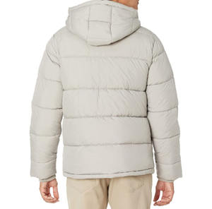 Veste matelassée d'hiver décontractée en cuir véritable et toile imperméable pour homme, de haute qualité, dernier design - Product Image 5