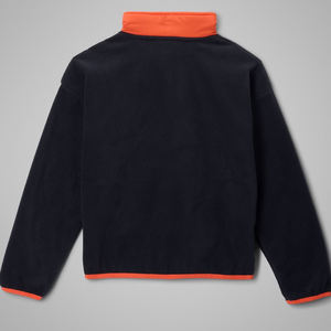 Sweat-shirt en polaire pour garçons avec poches zippées, col montant, design bicolore, logo personnalisé, vêtements décontractés, design tendance, manches longues - Product Image 6