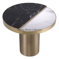 Drops Design Heavy Duty Centre Table Couleur Argent Design Unique Fait Main Aspect Attrayant Miroir Poli Admirable Look Fournitures