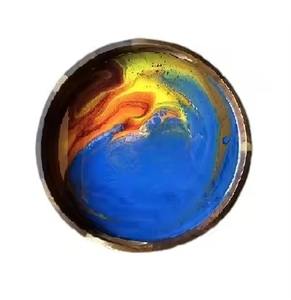 Plateau de service de luxe en résine noire et or pour la décoration intérieure, parfait pour les repas modernes, cuisine élégante et idée de cadeau élégant - Product Image 6