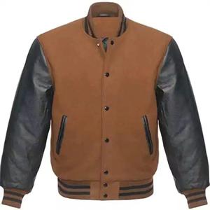 Classic varsity jackets for men Quilted lining sports outerwear College student jackets sale - Product Image 2