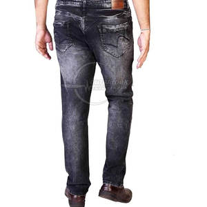 Ropa informal, pantalones vaqueros con lavado ácido, pantalones vaqueros con lavado ácido personalizados para hombre, pantalones vaqueros con lavado ácido de color personalizado - Product Image 4