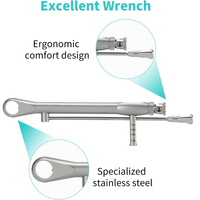 Kit d'outils de réparation d'implants prothétiques manuels en acier inoxydable coloré de haute qualité par Surtechs International