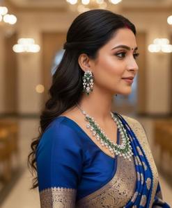 ชุดสร้อยคอและต่างหูเพชรทรงเรยอนสีเขียวมรกต คุณภาพดีเยี่ยม ดีไซน์หรูหรา สำหรับงานแต่งงานและงานเลี้ยง มีจำหน่ายในราคาส่งออก - Product Image 2