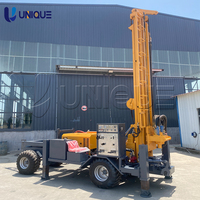 Machine de forage mobile pour puits d'eau, équipement de forage hydraulique portable, prix