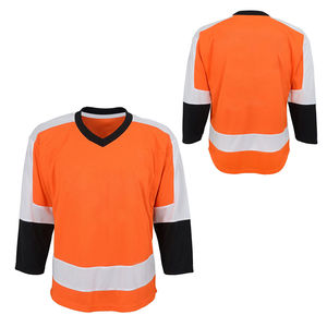 Jersey de Hockey sobre Hielo Personalizado de Manga Larga Antibacteriano Ecológico de Alta Calidad, Ropa Deportiva Holgada para Adultos, Servicio OEM de Entrenamiento - Product Image 6