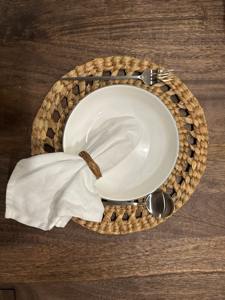 Manteles individuales redondos, tejido abierto jacinto de agua, productos ecológicos hechos en Vietnam, decoración de mesa, mantel tejido al por mayor - Product Image 4