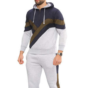 Survêtement à capuche léger d'hiver avec logo personnalisé pour hommes, 100% coton, doublure en polaire respirante, combinaison de course à pied vierge - Product Image 6