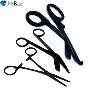 Emt ชุดเครื่องมือทางการแพทย์สีดำ,กระเป๋าเข็มขัดไนลอนแบบปรับได้ First Aid Gear Shears 5.75 "กรรไกรตัดผ้าพันแผล - Product Image 4