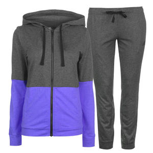 Chándal rosa de algodón para mujer, chándal de 2 piezas de alta calidad, chándal para correr - Product Image 6