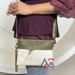 Bolso bandolera de cuero de vaca para mujer, Mini bolso cruzado de cuero genuino de alta calidad, monedero de lujo de diseñador para mujer 2025 - Product Image 1