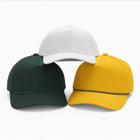 Casquette Trucker 6 Panneaux Personnalisée Imperméable à Motifs Léopard, Fruits, Feuilles et Logo Lettres pour Golf, Course et Sports – Casquette Oxford Ajustable