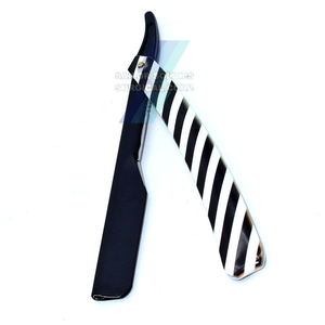 มีดโกนแบบตรงพับได้มีดโกนหนวดแบบแมนนวลมีดโกนขอบตรงทำจากสเตนเลสสตีลสำหรับรถเก๋ง - Product Image 5