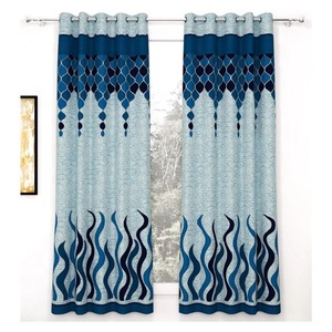 Hot Sale Grey 100% Cotton Thermal Insulated Ready Made Grommet Blackout Left And Right Biparting Open Curtains For Home Bedroom - Product Image 5