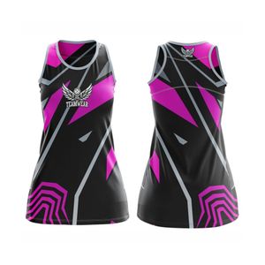 ชุดเดรสเน็ตบอลสำหรับผู้หญิงชุดเครื่องแบบทีมพิมพ์ลาย - Product Image 5