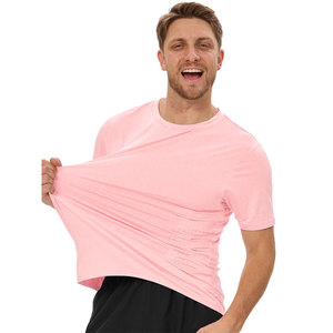 Camisetas de pedal con estampado personalizado para hombre, ropa de gimnasio de manga corta, tela de punto de algodón 100%, camiseta de gimnasio de moda para hombre - Product Image 2