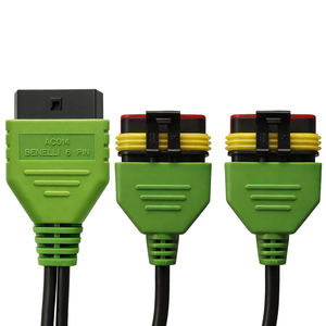 Cable adaptador de diagnóstico profesional Autroniq AC014 Benelli OBD2 de 16 pines a dos adaptadores de diagnóstico para motocicleta de 6 pines - Product Image 2