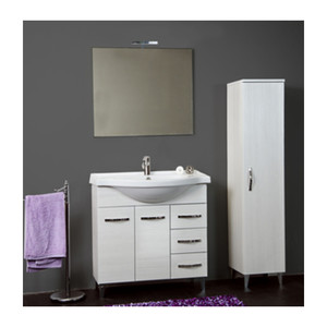 Mueble de Baño Claudia 1 Anta 160 Blanco Portuna - Product Image 1