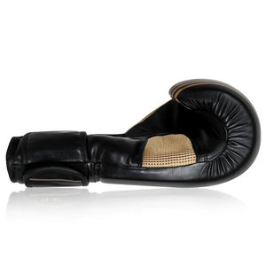 Gants en cuir professionnels OEM avec logo personnalisé pour arts martiaux et boxe PK pour velcro universel - Product Image 3