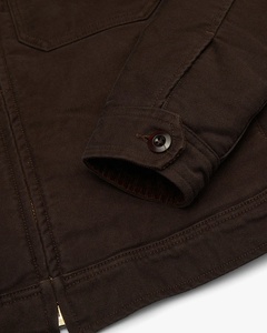 Chaqueta de trabajo de lona pesada personalizada para hombre, chaqueta de trabajador personalizable con forro y cremallera desteñida Vintage para hombre - Product Image 3