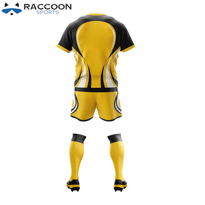 Maillot de Rugby à manches courtes de bonne qualité, uniforme de Rugby, ensemble de sport pour équipe de sport, raton laveur, nouveau, 2022 - Product Image 2