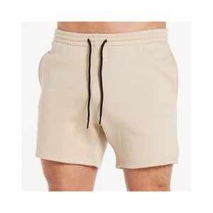 Dernière conception de shorts pour hommes de couleur unie avec logo personnalisé/Nouveau short de base réglable de haute qualité pour hommes - Product Image 1