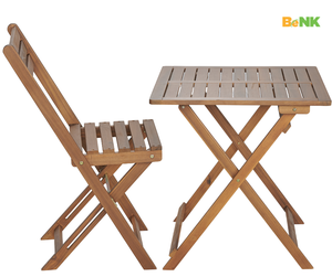 BeNK Mobilier d'extérieur moderne Meilleur prix Ensembles de bistro en bois pliables pour salon chambre parc-Direct du fabricant - Product Image 3