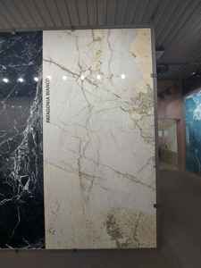 ขนาดใหญ่1600X3200 Mm ขัดกระเบื้องหินอ่อนสีขาว - Product Image 6