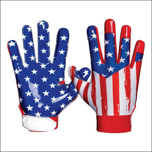 Guantes de fútbol americano resistentes de la mejor calidad del proveedor al por mayor nuevo estilo látex transpirable impermeable para deportes al aire libre - Product Image 1