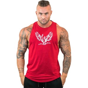 Camiseta de gimnasio para hombre, camiseta Muscle Fit para hombre, chaleco con tirantes para culturismo, ropa, camisetas musculares para hombre - Product Image 6