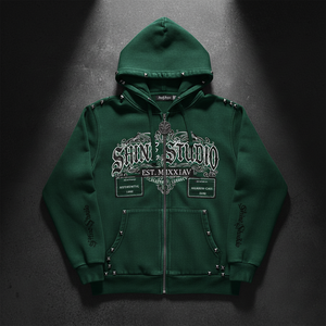 DTF DTG เสื้อฮู้ดมีซิปสำหรับฤดูหนาวชุดแนวสตรีท Y2k ผู้ชายคุณภาพสูงโอเวอร์ไซส์ใส่ได้พอดีตัว100% ผ้าฝ้าย - Product Image 3