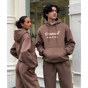 Conjunto Deportivo Personalizado Unisex de 2 Piezas, Sudadera Holgada de Manga Larga para Hombre y Mujer, Conjunto Deportivo con Sudadera y Pantalones Deportivos 2026 - Product Image 4