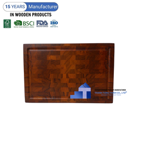 Planches à découper en bois de teck naturel les plus vendues Blocs à découper en bois pour ustensiles de cuisine Vente en gros du Vietnam - Product Image 6