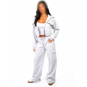 Survêtement évasé pour femmes de haute qualité au design unique de poches cargo BY VIKY INDUSTRIES - Product Image 1