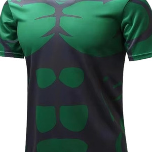 Camiseta Deportiva Sublimada con Diseño Personalizado, Ajuste Elástico, Ropa Casual de Alto Rendimiento, Tejido de 220 Gramos, Logotipo Frontal Sólido - Product Image 4