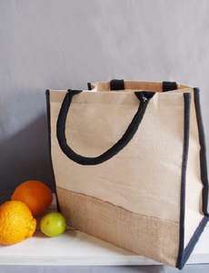 NaturalChic Jute Tote Natural Biodegradable Eco Tote <b>Bag</b> Sustainable <b>Reusable</b> <b>Shopping</b> <b>Bag</b> for Retail, Events & Giveaways - Product Image 4