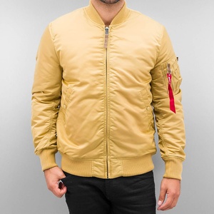 Chaqueta Bomber de invierno de alta calidad, estilo callejero de gran tamaño, cuello levantado, Impresión de logotipo personalizado, tela de lona, precio al por mayor - Product Image 5