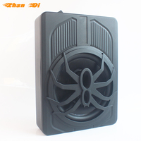 Subwoofer actif de voiture de haute qualité 600W DC 12V, simple, 10 pouces, avec panier en aluminium moulé sous pression, à placer sous le siège