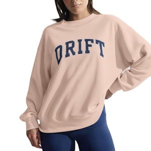 Jersey Oversize de Manga Larga con Cuello Simulado para Mujer, Estilo Casual de Invierno, Ajuste Holgado y Relajado, Top de Moda Urbana, Personalizable por Delante para Mayor Comodidad - Product Image 1