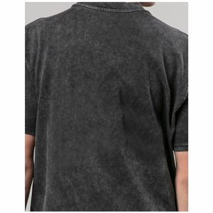 เสื้อยืดสำหรับผู้ชายเสื้อยืดสไตล์สตรีทซักกรดเสื้อยืดคอกลมพิมพ์ลายสไตล์วินเทจ - Product Image 4