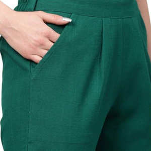 Pantalones de Mujer Estilo 2025, Corte Ajustado, Fabricante OEM, Precio Económico al por Mayor, Pantalones de Mujer de Alta Calidad con Logotipo Personalizado - Product Image 6