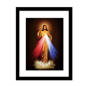 Art mural <span class=keywords><strong>de</strong></span> Jésus dans les nuages, peinture <span class=keywords><strong>de</strong></span> Jésus-<span class=keywords><strong>Christ</strong></span> qui éclaire, décoration murale religieuse et images <span class=keywords><strong>de</strong></span> Jésus pour le mur - Product Image 1