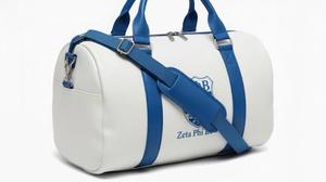 Zeta phi Beta กระเป๋าทรงดัฟเฟิลปักลายที่กำหนดเองหรูหรา PU ตัวอักษรกรีกยิมกระเป๋าเดินทางวันหยุดสุดสัปดาห์อุปกรณ์เสริมสโมสร - Product Image 4