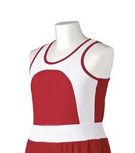 Conjunto de Chaleco Corto y top de boxeo de poliéster personalizado, uniforme de boxeo de Pakistán, pantalones cortos de poliéster de alta calidad, uniformes de Wushu - Product Image 3